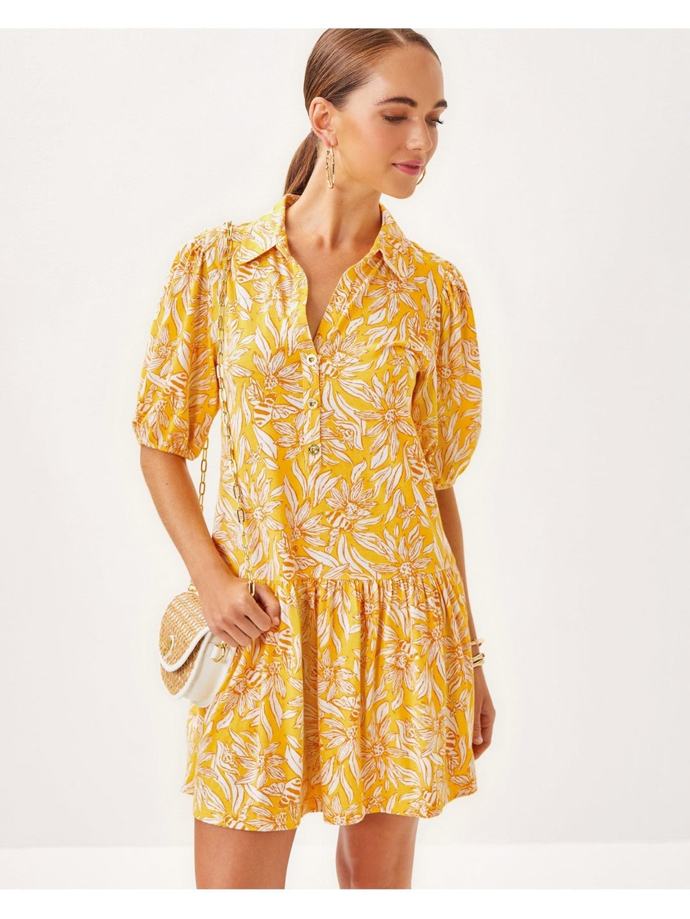Lilly Pulitzer Bingley Dress in Hideaway Honeycomb